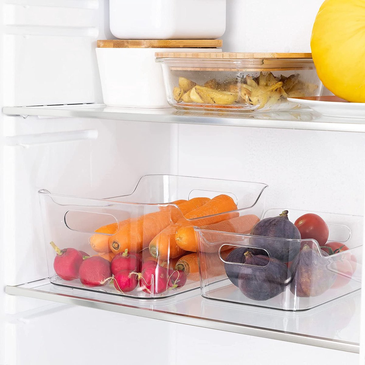 Koelkast organizer koelkast bakjes koelkast organizer doorzichtig koelkast bewaardoos koelkast opbergbak
