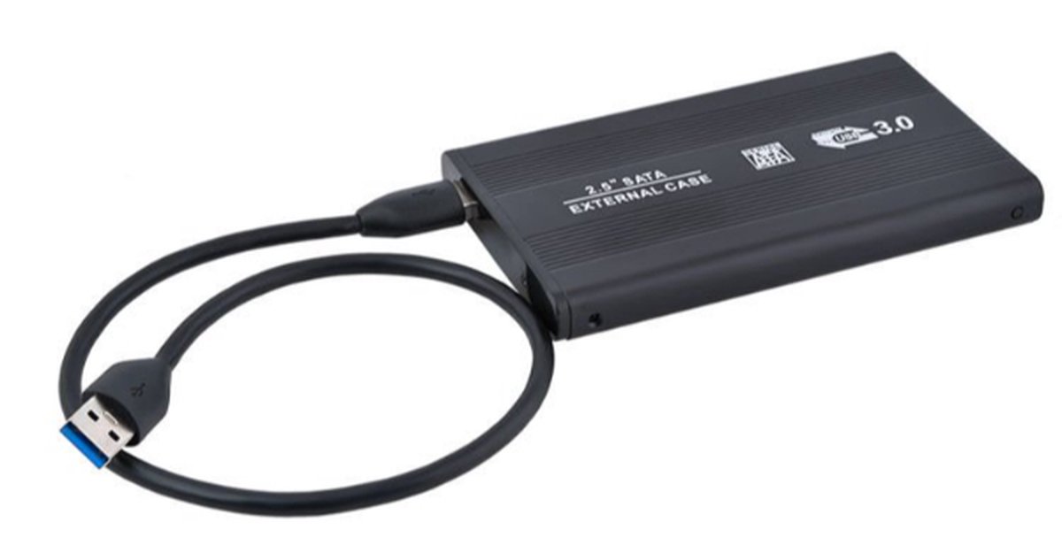 T.R. Goods - SATA 2.5 Inch Hardeschijf Behuizing USB 3.0 - SATA Harde Schijf - Harddisk Case - Zwart