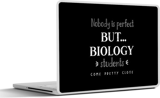 Laptop sticker - 14 inch - Studenten - Biologie - Bèta - Onderwijs - 32x5x23x5cm - Laptopstickers - Laptop skin - Cover