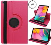 Hoes Geschikt voor Samsung Galaxy Tab S6 lite (2022 / 2021) Hoes - 360 graden draaibare tablethoes - Pink