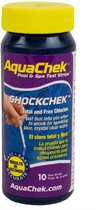 Aquachek shockchek test bepaalt het moment voor chloorcheck