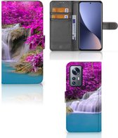 Wallet Bookcase Xiaomi 12 Pro Telefoonhoesje Waterval