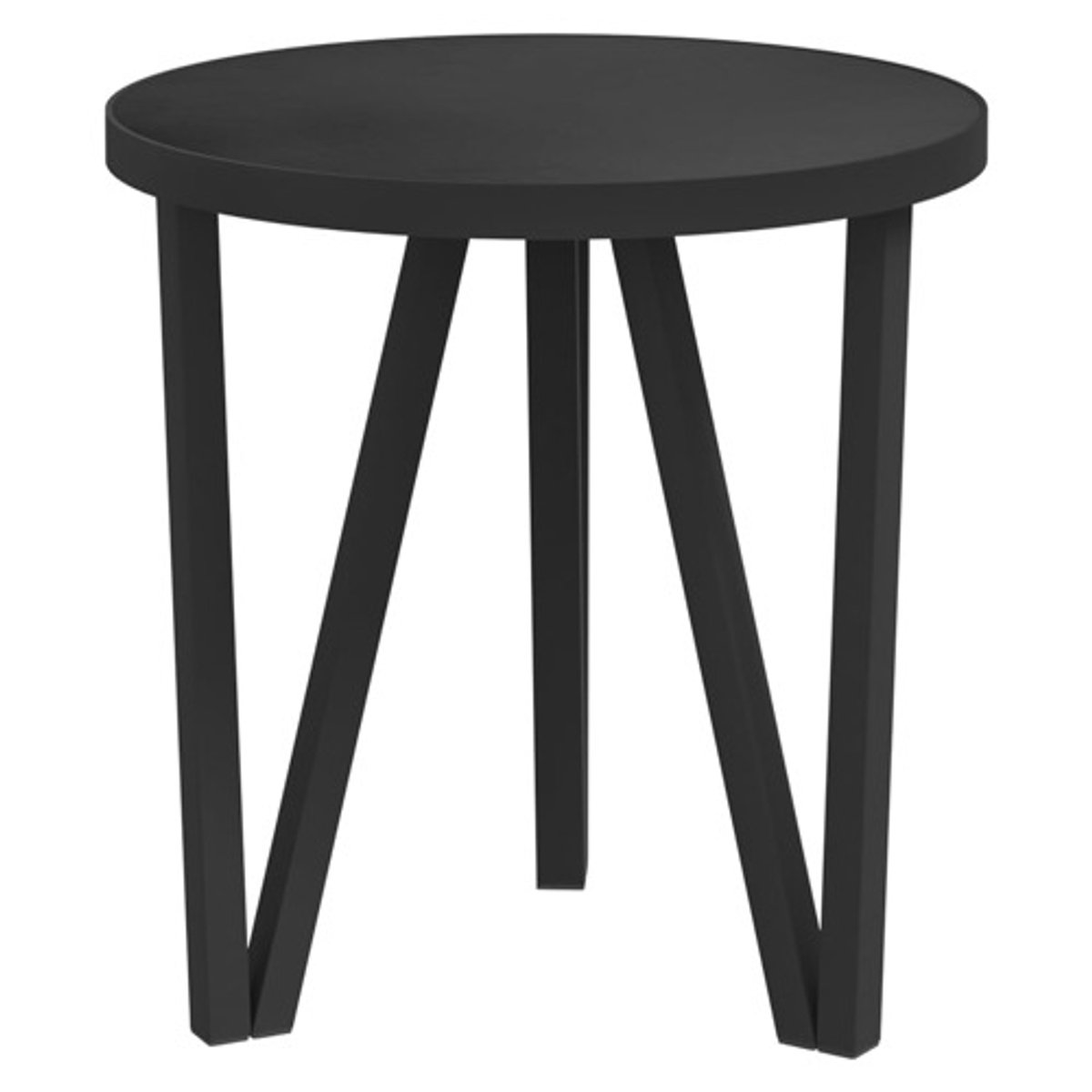 vidaXL Salontafel - Ø35 - cm - MDF - zwart