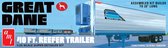 1:25 AMT 1249 Great Dane 40ft Reefer Trailer Plastic Modelbouwpakket