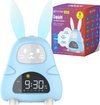 Yuconn - Kinderwekker - Slaaptrainer Kinderen - Nachtlampje met Wekker - Slaaphulp - Dimbaar met meerdere kleuren