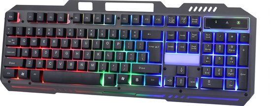 Platinet VARR VGK100B Gaming Toetsenbord - Bedraad - Qwerty - Zwart