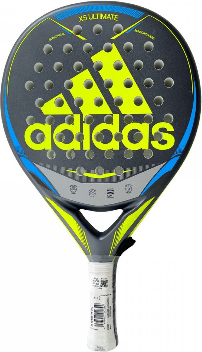 Adidas X5 Ultimate LTD (Rond blad) voor beginners en gevorderde padelspelers met een geweldige controle