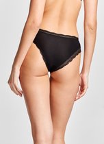 Glorin Dames Lingerie Brazillian V-shape Sexy (131-061) - Ondergoed Dames - Maat XL - ZWART