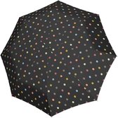 Bol.com Reisenthel Umbrella Pocket Duomatic Opvouwbare Paraplu - ø 97 cm - Dots Zwart aanbieding