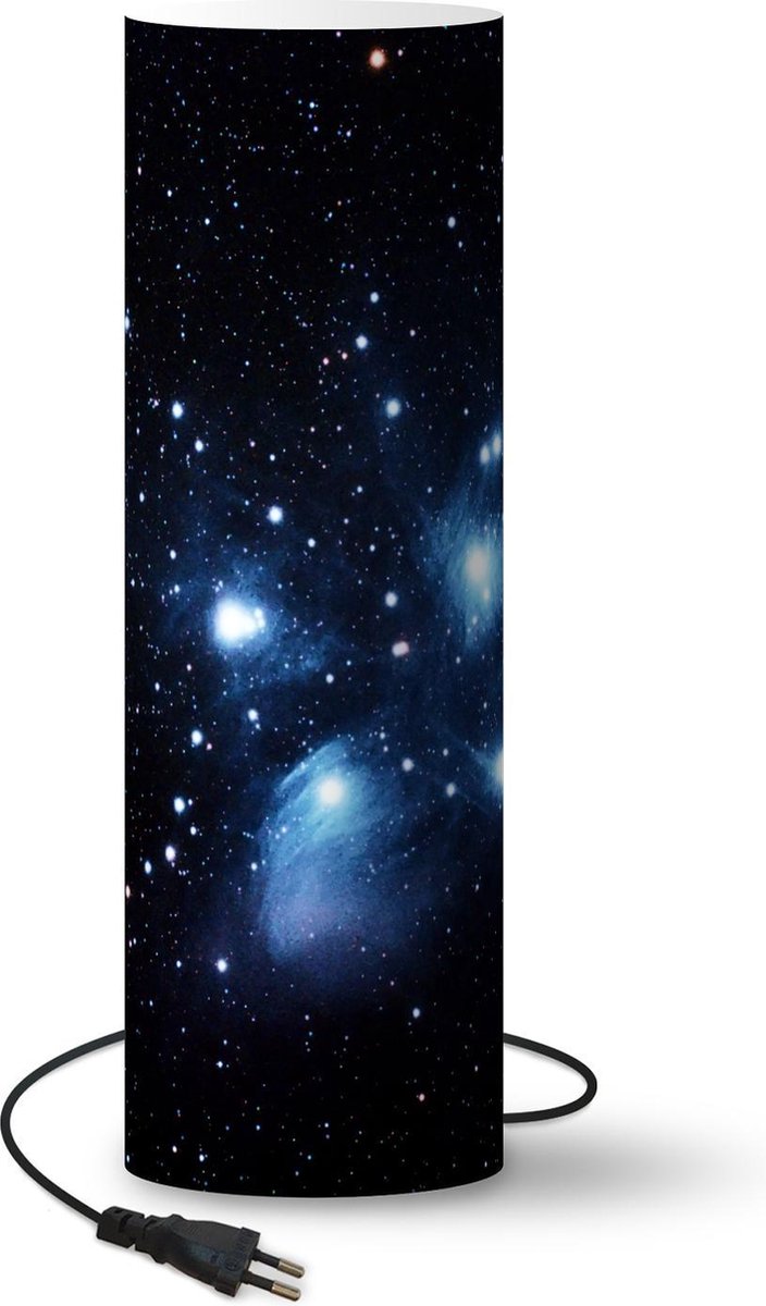 Lamp - Nachtlampje - Tafellamp slaapkamer - Sterrenhemel - Lucht - Nacht - 50 cm hoog - Ø15.9 cm - Inclusief LED lamp