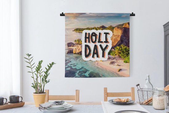 Tapisserie - Tapisserie - Été - Dire - Île - 90x90 cm - Tapisserie