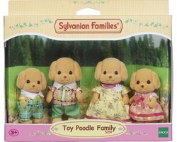 foto van Sylvanian Families 5259 familie poedel-fluweelzachte speelfiguren