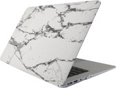 Macbook case van By Qubix - Marble (marmer) grijs - Pro 13 inch RETINA - Alleen geschikt voor de Macbook pro Retina 13 inch (Model nummer: A1425 / A1502) - Hoge kwaliteit macbook c