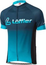 Löffler Fietsshirt Fz Messenger Heren Polyester Blauw Maat 50