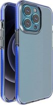 TPU dubbele kleur schokbestendige beschermhoes voor iPhone 13 Pro (Dream Blue)