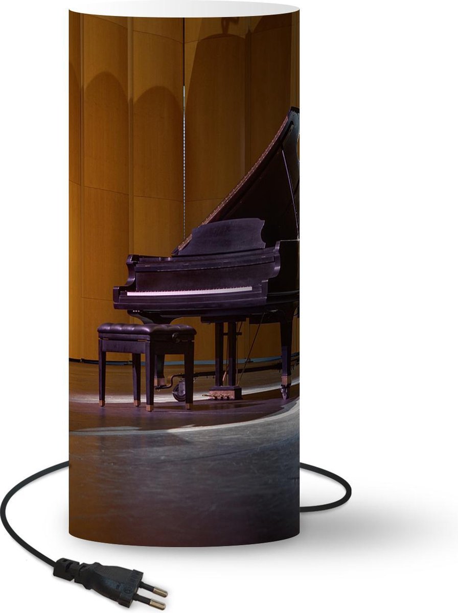 Lampe Piano - piano à queue sur scène - 70 cm de haut - Ø30 cm - Lampe LED  incluse - | bol.com