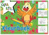 kleurboek junior A4 papier wit/groen 24 kleurplaten