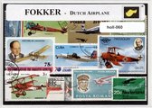 Fokker - Typisch Nederlands postzegel pakket & souvenir. Collectie van verschillende postzegels van fokker – kan als ansichtkaart in een A6 envelop - authentiek cadeau - kado - kaart - luchtvaart - dutch - airplanes - eindecker - vliegtuig - anthony