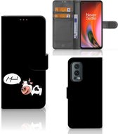 Flipcover OnePlus Nord 2 5G Telefoon Hoesje Cow Gepersonaliseerd Cadeau