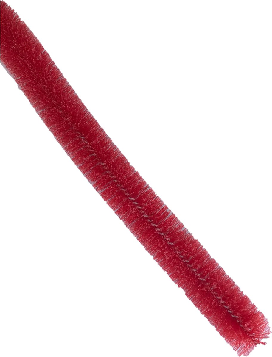 Radiatorborstel - flexibel - kunststof - 75 cm - grijs