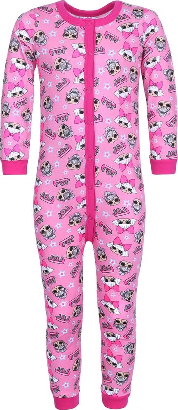 Pyjama une pièce pour filles roses LOL Surprise ! 98/104 cm