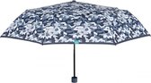 paraplu camouflage dames 97 cm microvezel blauw