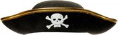 Piratenhoed junior 33 cm zwart/goud