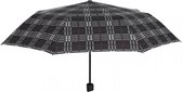 paraplu Mini heren 96 cm polyester/staal zwart/rood