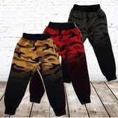 Stoere jongens joggingbroek army