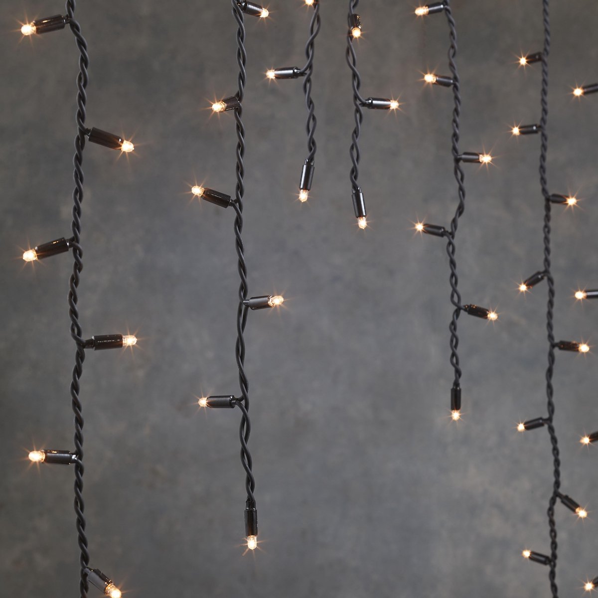 Luca Lighting - Connect 24 icicle warm wit 49 led flashing extra - l300xh40cm - Woonaccessoires en seizoensgebondendecoratie (Europese stekker )