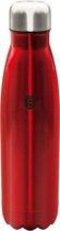 drinkfles Burgundy vacu√ºm 0,5 liter RVS rood