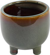 bloempot Robina 10,5 x 12 cm keramiek groen