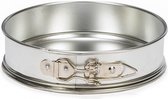 springvorm met bodem 12 cm tin zilver