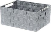 opbergmand Toronto 32 x 24 x 15 cm nylon grijs L
