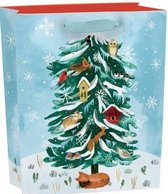Christmas Conifer Gift Bag Small With Tag (BGX 347S)
