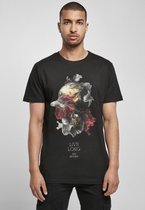 Urban Classics Heren Tshirt -M- Skull Fish Zwart