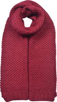 Juleeze Wintersjaal Dames 35x175 cm Rood Synthetisch Wintershawl Sjaal Shawl