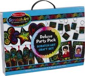 kraskaart Scratch Art - Deluxe zwart 60-delig