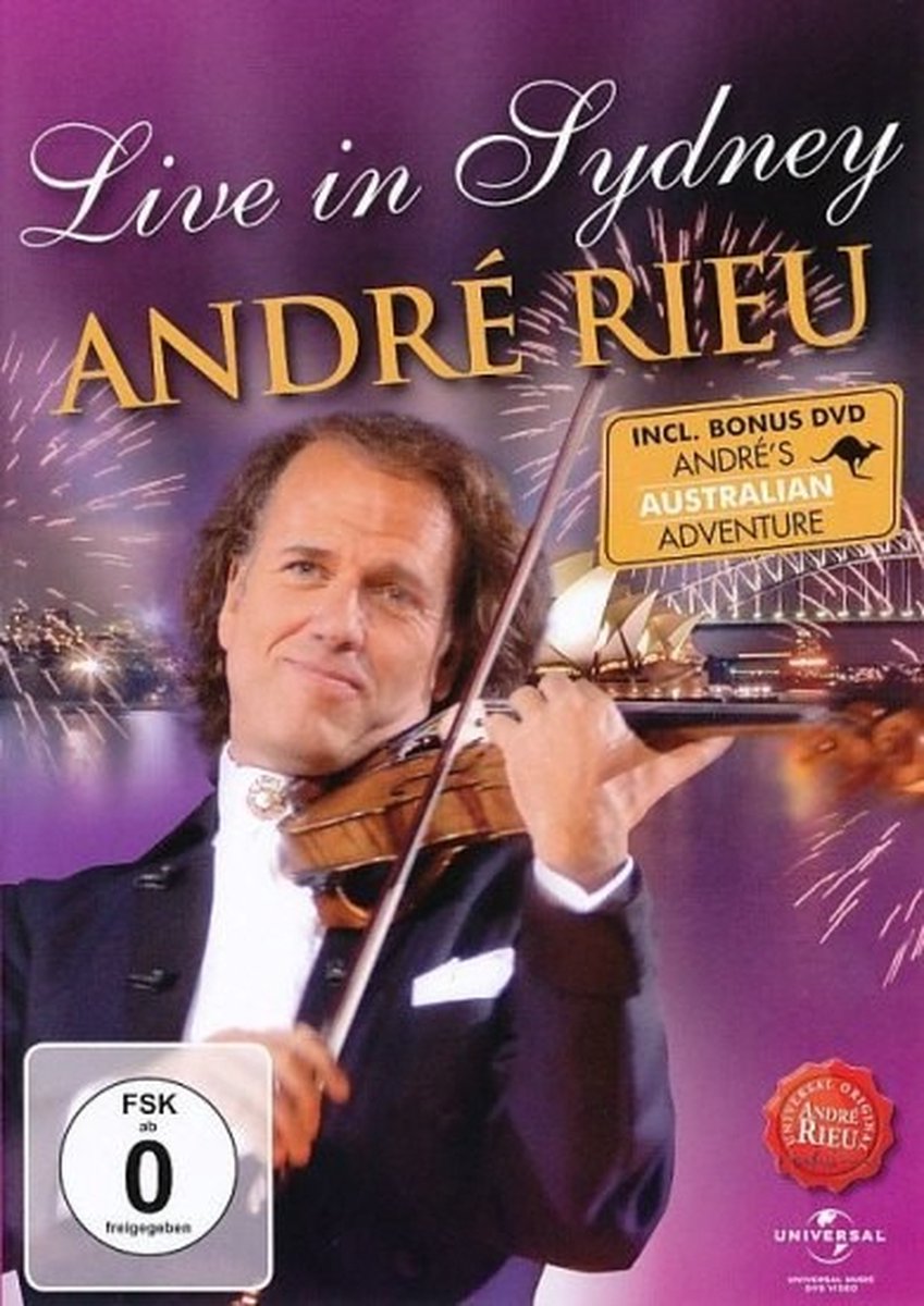 André Rieu - Live In Sydney: André's Australian Adventure, André Rieu |  Musique | bol.com