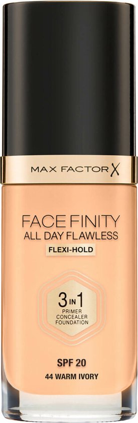 Max Factor Facefinity All Day Flawless Foundation - 44 Warm Ivory