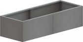 MySteel Verzinkt staal plantenbak Texas xxl 1600x600   - Hoogte: 800mm