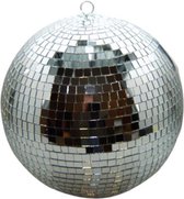 discobal 25 cm piepschuim zilver