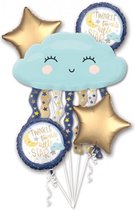 folieballonnenboeket 'twinkle little star' 5 stuks