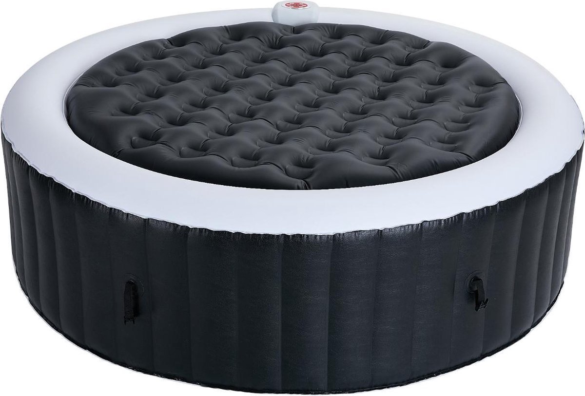 Domigard Couvercle Gonflable Rond pour Spa avec Poignées, Couvercle Spa avec Valve de Gonflage et de Dégonflage Rapide et Facile, Résistant à la Pluie, à la Neige (160cm Blanc Domigard Couvercle Gonflable Rond pour Spa avec Poignées, Couvercle Spa avec Valve de Gonflage et de Dégonflage Rapide et Facile, Résistant à la Pluie, à la Neige (160cm Blanc