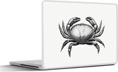 Sticker pour ordinateur portable - 14 pouces - Vintage - Crabe - Dessin