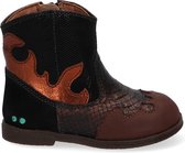 Bunnies JR 221654-619 Meisjes Cowboy Boots - Zwart - Leer - Ritssluiting