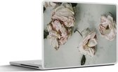 Laptop sticker - 12.3 inch - Rozen - Bloemen - Droogbloemen - 30x22cm - Laptopstickers - Laptop skin - Cover