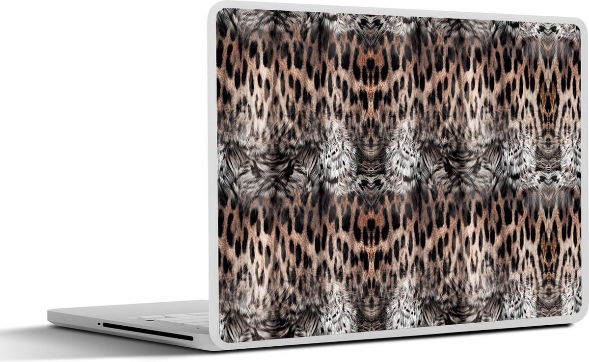 Afbeelding van product SleevesAndCases  Laptop sticker - 15.6 inch - Dierenprint - Dieren - Vacht