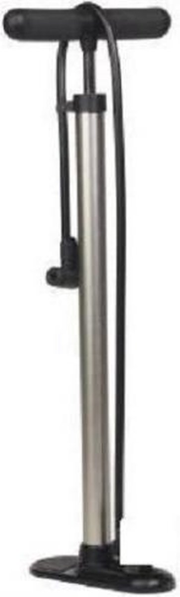Benson Fietspomp - zilver - 5 bar - 60 cm - Dunlop/Franse/Autoventielen — afbeelding 3