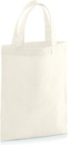 Westford Mill Cotton Party Bag For Life WM103 - Natural - 19 x 25 cm